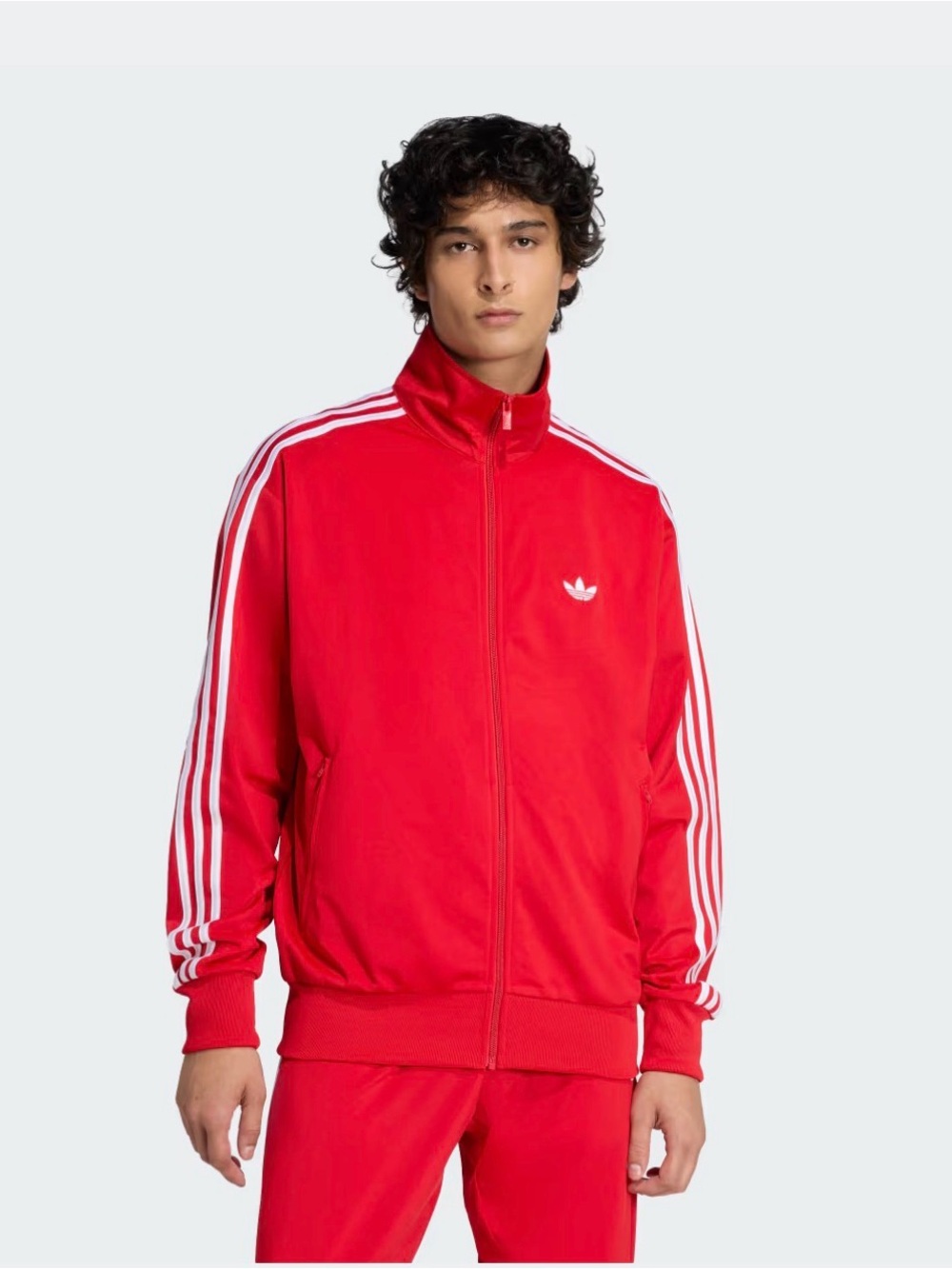 adidas Originals [S] Men’s Firebird Tracksuit (Jacket+Pants) Red IJ7060/KD8319 - Picture 7 of 12